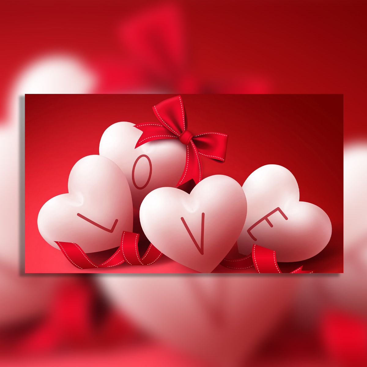 Romantic heart design